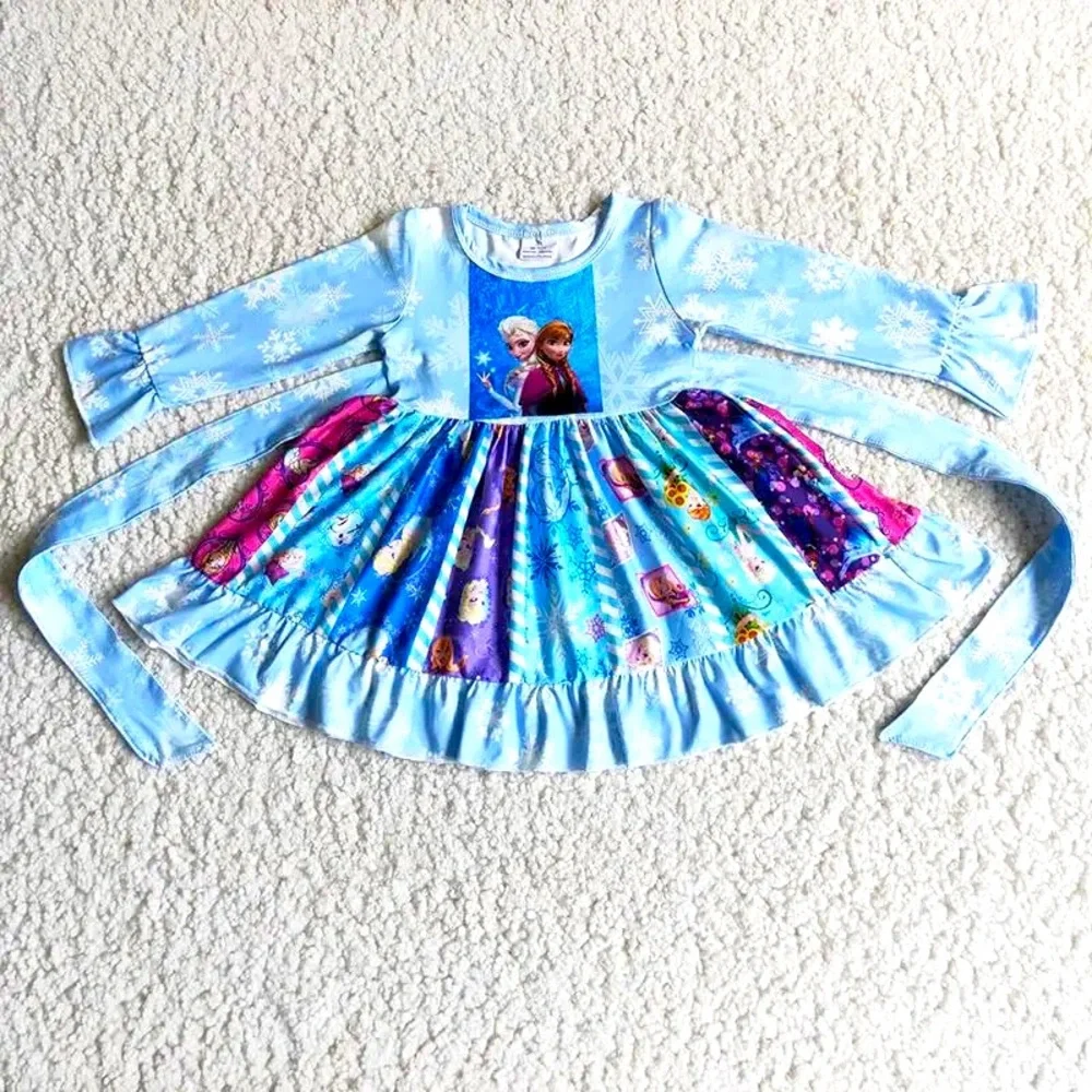 Disney Frozen Twirl Dress - Picture 1 of 1